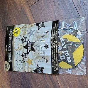 Way to Go Grad Decorations! NWT!